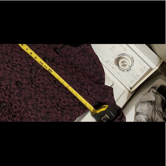 Nomadic traders Paisley coat black and wine red L - Picture 9 of 13